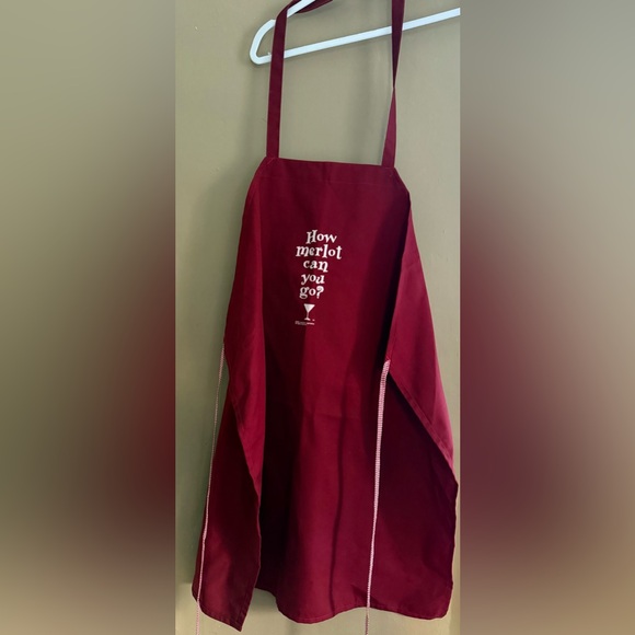 How Merlot Can You Go? kitchen or grilling apron, NWOT - Picture 7 of 9